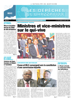 Les Dépêches de Brazzaville : Édition kinshasa du 06 août 2013