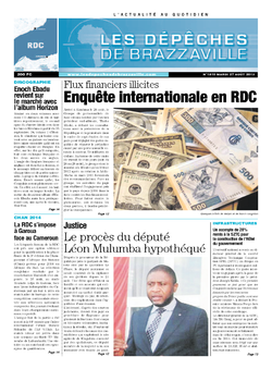 Les Dépêches de Brazzaville : Édition kinshasa du 27 août 2013