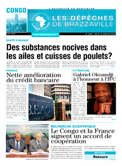 Les Dépêches de Brazzaville : Édition brazzaville du 16 janvier 2020