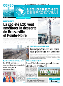 Les Dépêches de Brazzaville : Édition brazzaville du 22 janvier 2020