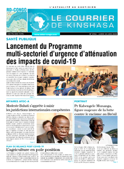 Les Dépêches de Brazzaville : Édition brazzaville du 22 juin 2020