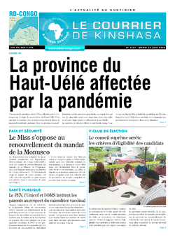 Les Dépêches de Brazzaville : Édition brazzaville du 23 juin 2020