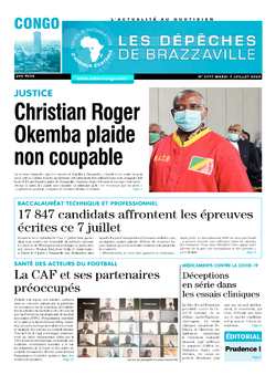 Les Dépêches de Brazzaville : Édition brazzaville du 07 juillet 2020