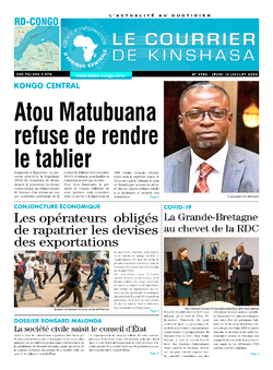 Les Dépêches de Brazzaville : Édition brazzaville du 16 juillet 2020