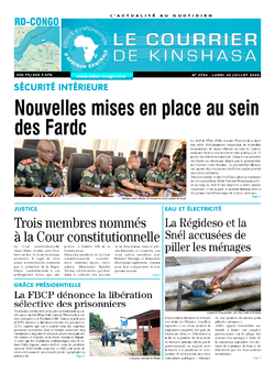 Les Dépêches de Brazzaville : Édition brazzaville du 20 juillet 2020