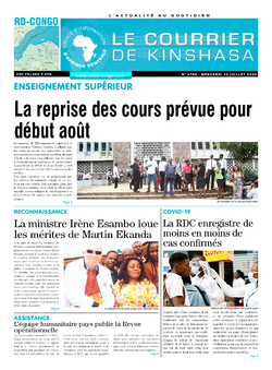 Les Dépêches de Brazzaville : Édition brazzaville du 22 juillet 2020