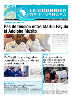 Les Dépêches de Brazzaville : Édition brazzaville du 25 septembre 2020