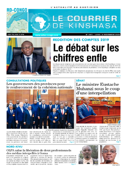 Les Dépêches de Brazzaville : Édition brazzaville du 16 novembre 2020