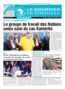 Les Dépêches de Brazzaville : Édition brazzaville du 02 décembre 2020