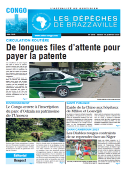 Les Dépêches de Brazzaville : Édition brazzaville du 19 janvier 2021
