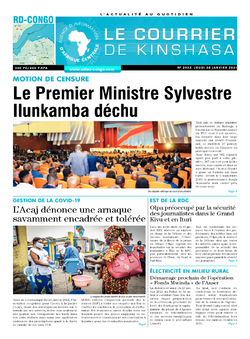 Les Dépêches de Brazzaville : Édition brazzaville du 28 janvier 2021