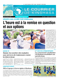 Les Dépêches de Brazzaville : Édition brazzaville du 29 mars 2021