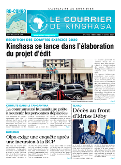 Les Dépêches de Brazzaville : Édition le courrier de kinshasa du 21 avril 2021