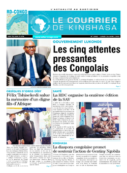 Les Dépêches de Brazzaville : Édition brazzaville du 26 avril 2021