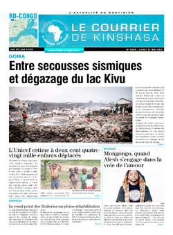 Les Dépêches de Brazzaville : Édition le courrier de kinshasa du 31 mai 2021