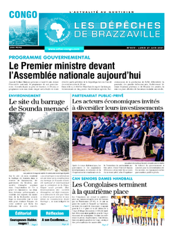 Les Dépêches de Brazzaville : Édition brazzaville du 21 juin 2021