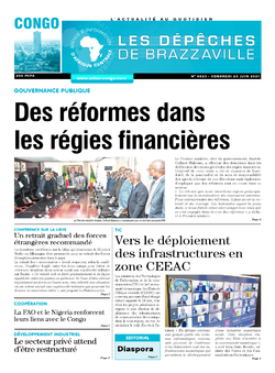 Les Dépêches de Brazzaville : Édition brazzaville du 25 juin 2021