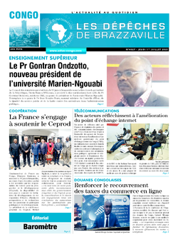 Les Dépêches de Brazzaville : Édition brazzaville du 01 juillet 2021
