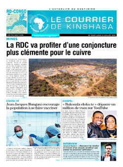 Les Dépêches de Brazzaville : Édition le courrier de kinshasa du 05 juillet 2021