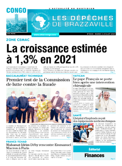 Les Dépêches de Brazzaville : Édition brazzaville du 06 juillet 2021