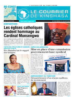 Les Dépêches de Brazzaville : Édition brazzaville du 13 juillet 2021
