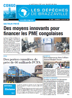 Les Dépêches de Brazzaville : Édition brazzaville du 16 juillet 2021
