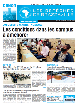 Les Dépêches de Brazzaville : Édition brazzaville du 22 juillet 2021