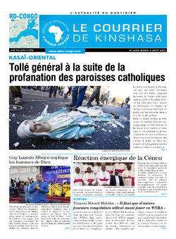 Les Dépêches de Brazzaville : Édition le courrier de kinshasa du 03 août 2021