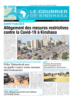Les Dépêches de Brazzaville : Édition brazzaville du 17 août 2021