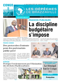 Les Dépêches de Brazzaville : Édition brazzaville du 08 septembre 2021