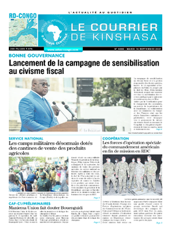 Les Dépêches de Brazzaville : Édition brazzaville du 14 septembre 2021