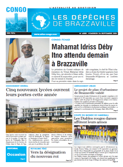 Les Dépêches de Brazzaville : Édition brazzaville du 24 septembre 2021