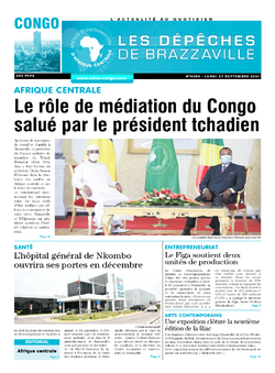 Les Dépêches de Brazzaville : Édition brazzaville du 27 septembre 2021
