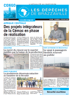 Les Dépêches de Brazzaville : Édition brazzaville du 04 février 2022