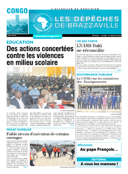 Les Dépêches de Brazzaville : Édition brazzaville du 14 mars 2022