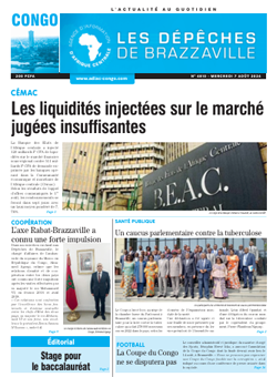 Les Dépêches de Brazzaville : Édition brazzaville du 07 août 2024