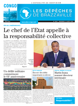 Les Dépêches de Brazzaville : Édition brazzaville du 16 août 2024