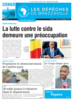 Les Dépêches de Brazzaville : Édition brazzaville du 02 décembre 2024