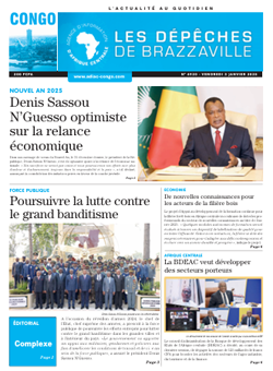 Les Dépêches de Brazzaville : Édition brazzaville du 03 janvier 2025